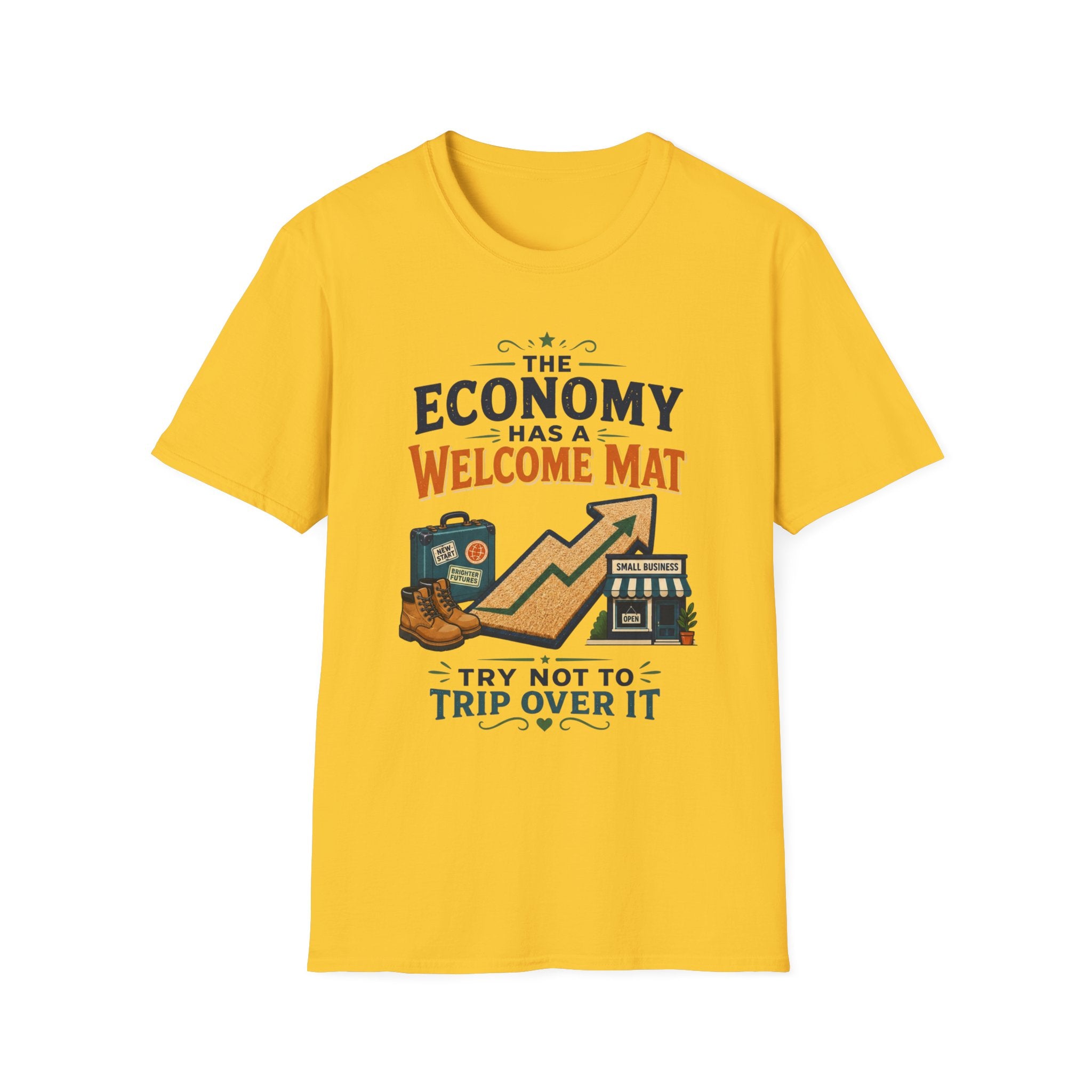"The Economy Has a Welcome Mat" Graphic Tee