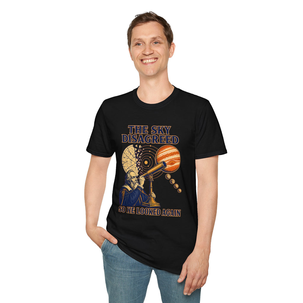 “The Sky Disagreed” Telescope Astronomer Graphic Tee