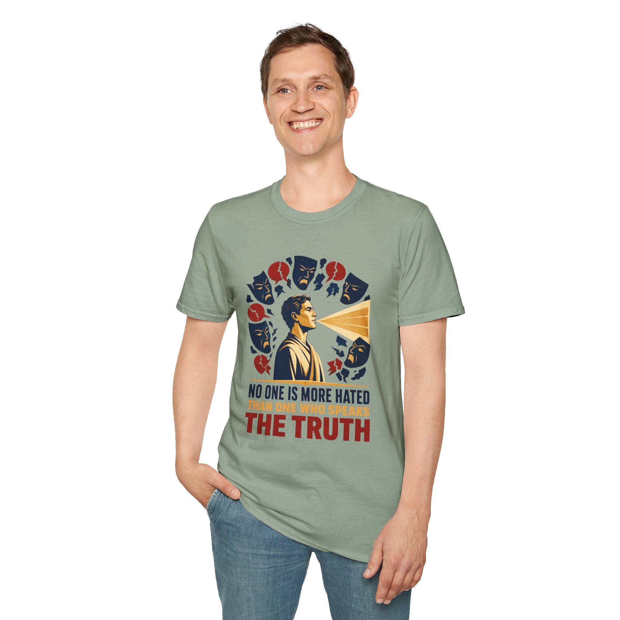"No One Is More Hated Than One Who Speaks The Truth" Inspirational Graphic Tee