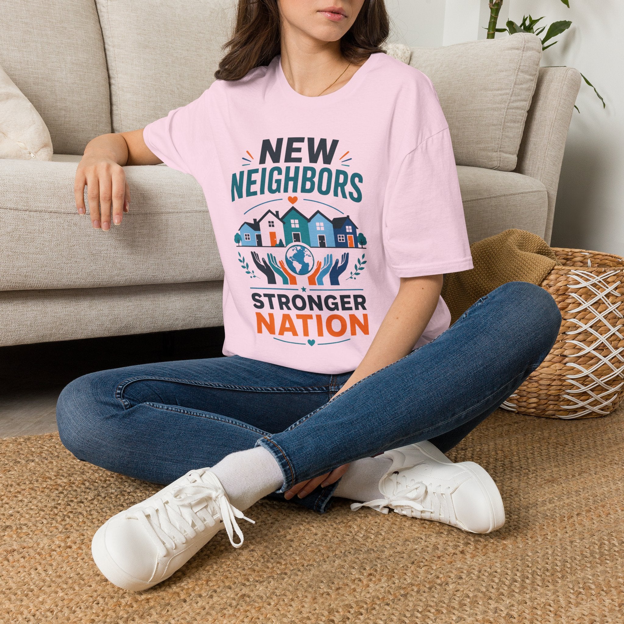 New Neighbors T-Shirt — Neighborhood Welcome & Community Unity Tee