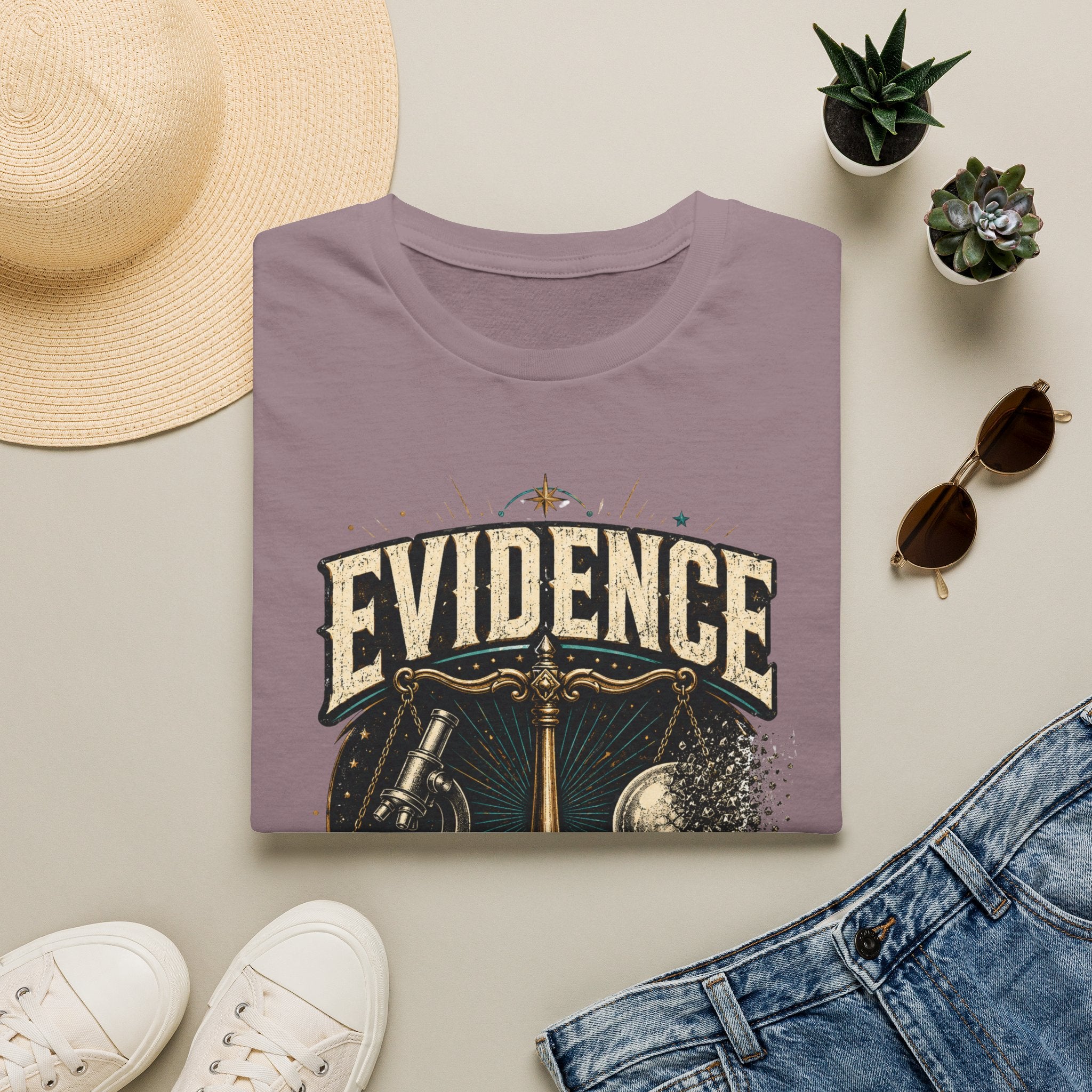 Evidence Over Everything T-Shirt — Forensic & Investigator Tee