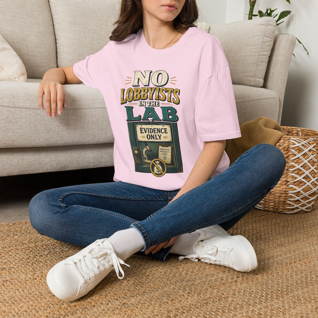 "No Lobbyists in the Lab" Vintage Science Tee