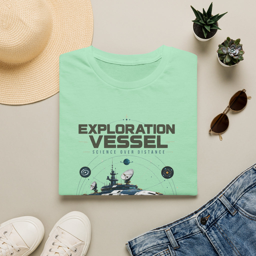 Exploration Vessel T-Shirt — Science Over Distance Space Graphic Tee