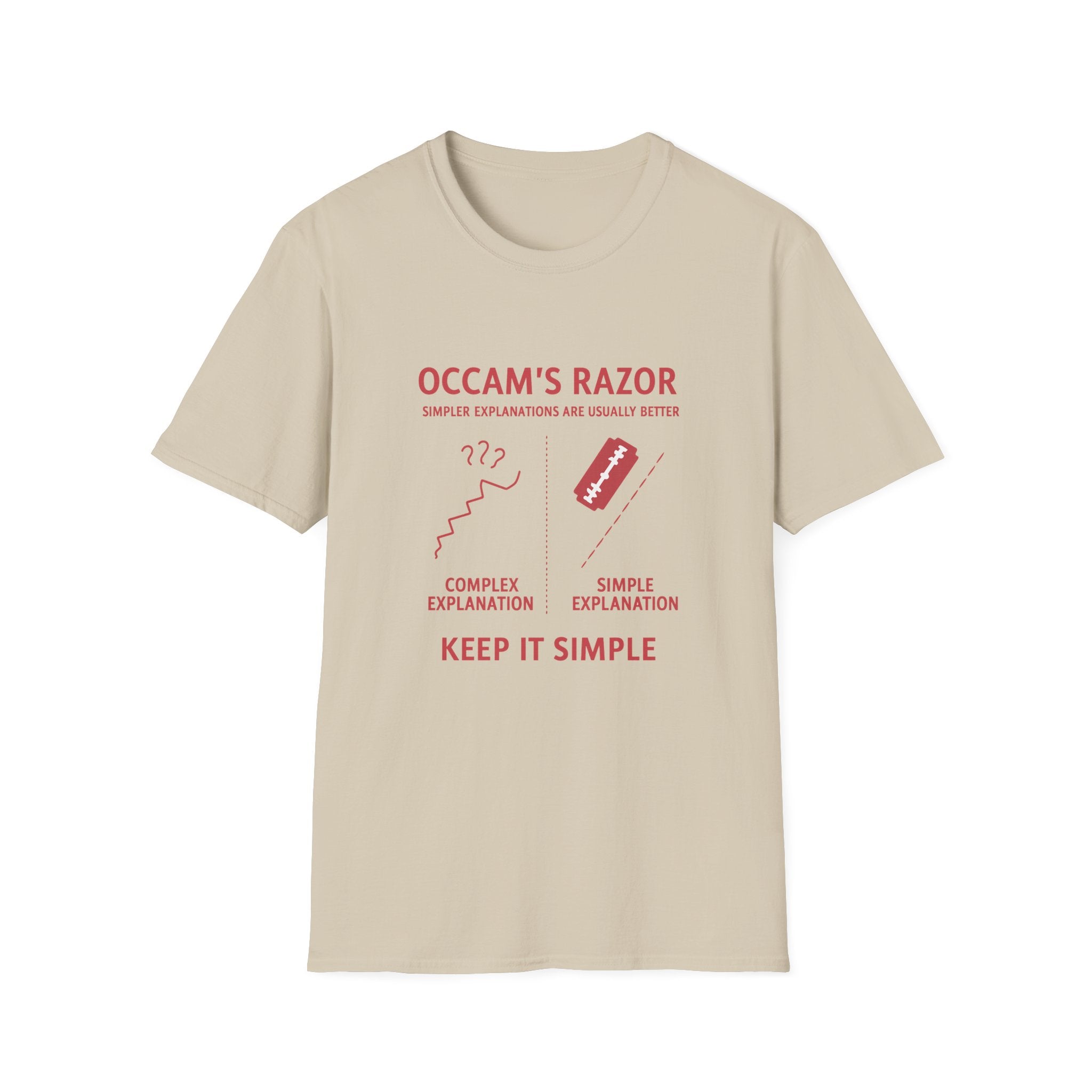 Occam's Razor Unisex Softstyle T-Shirt