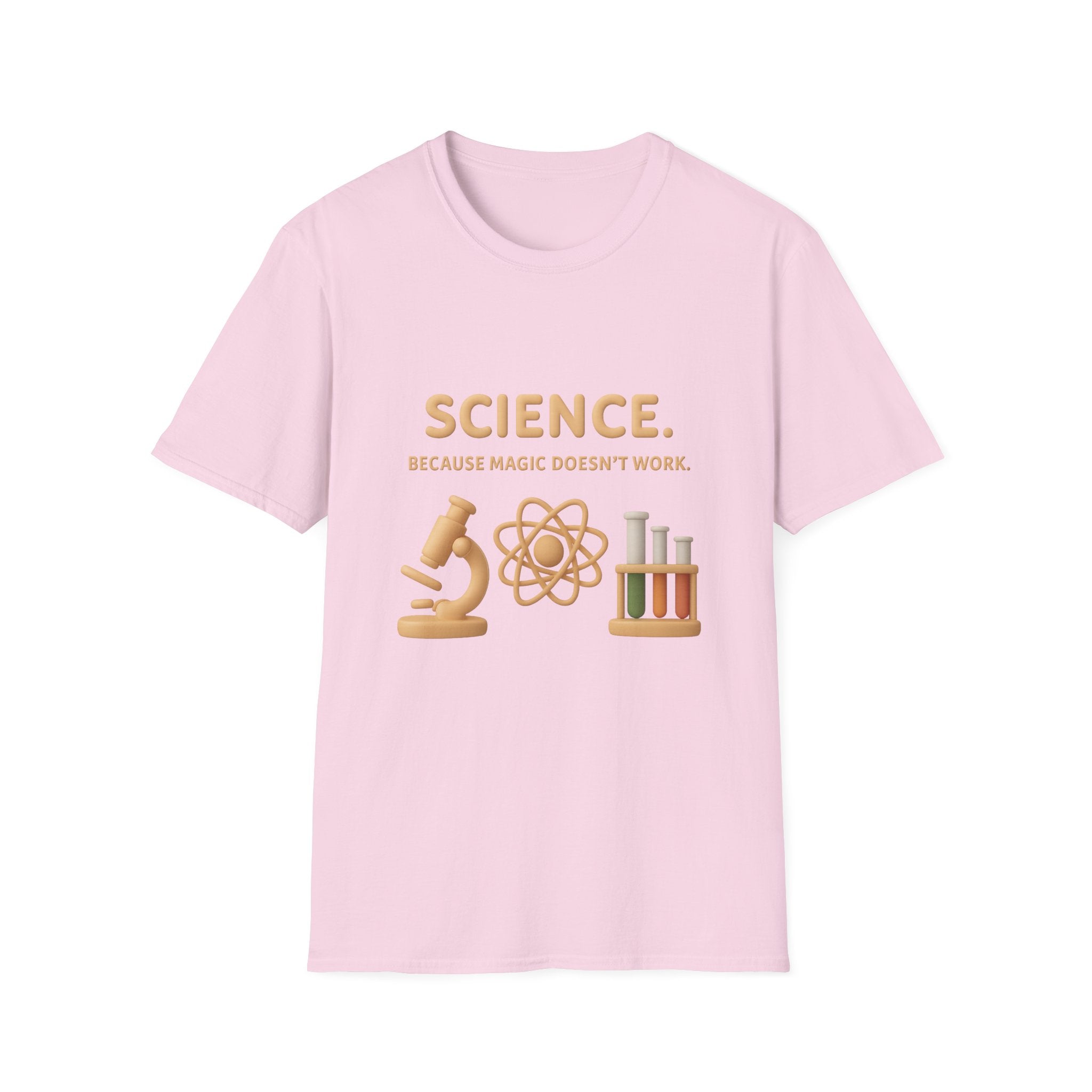 Science Because Magic Doesn't Work Unisex Softstyle T-Shirt