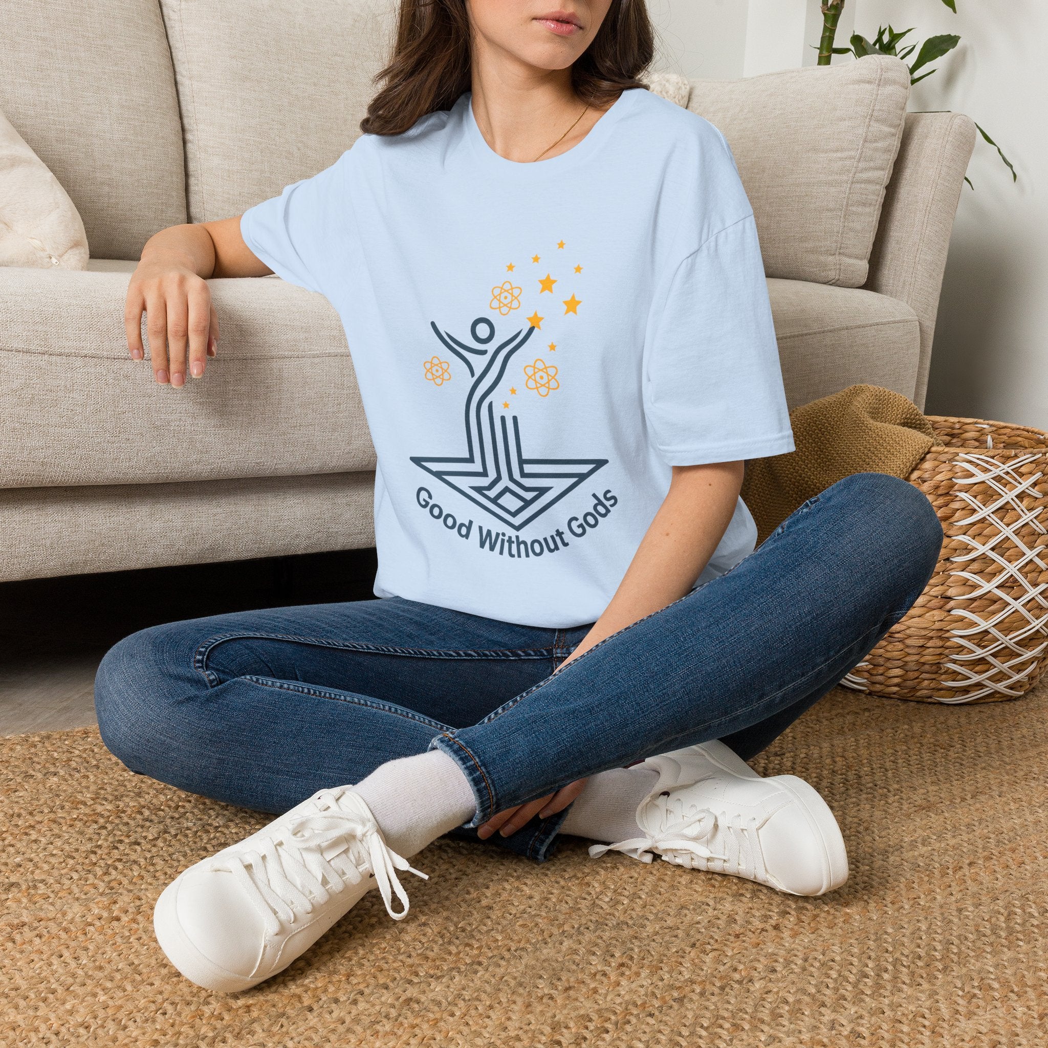 Good Without Gods T-Shirt — Humanist Atheist Inspirational Tee