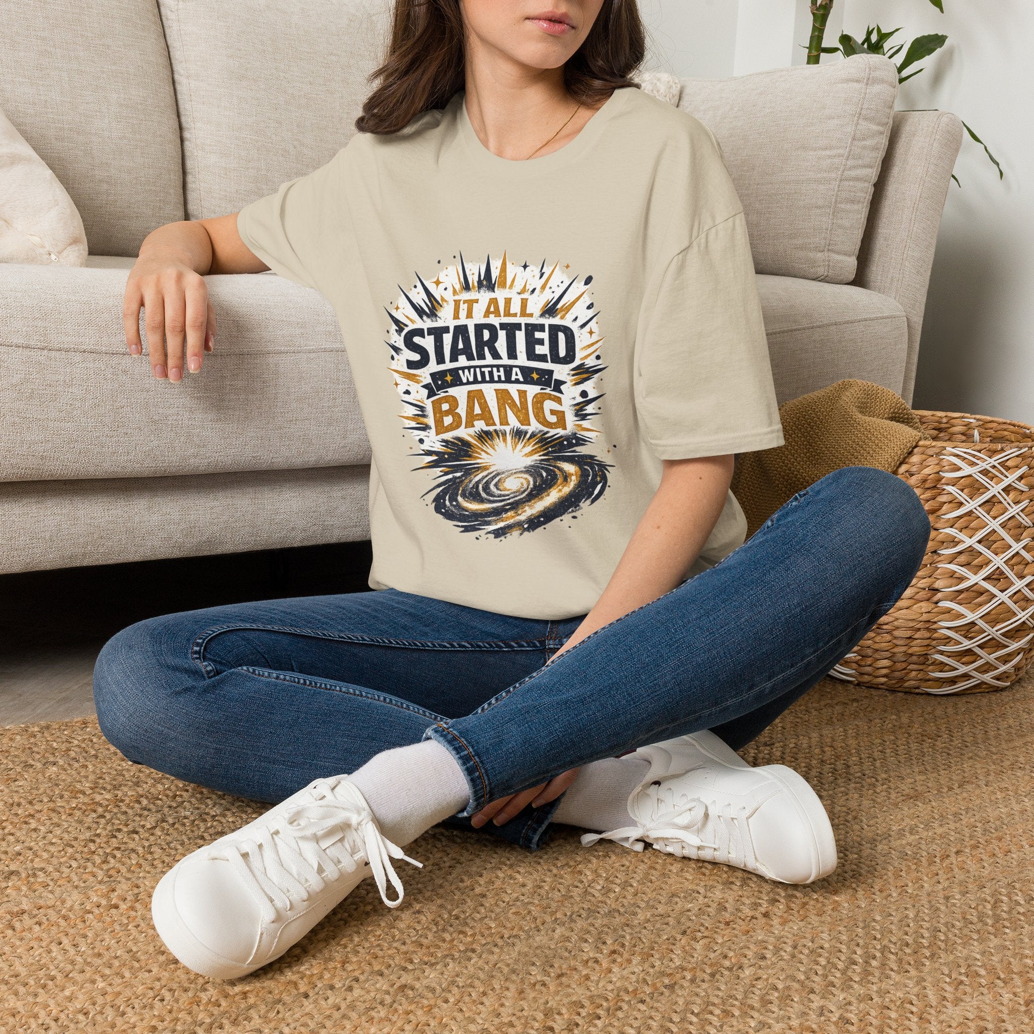 "It All Started With a Bang" Space Graphic Tee