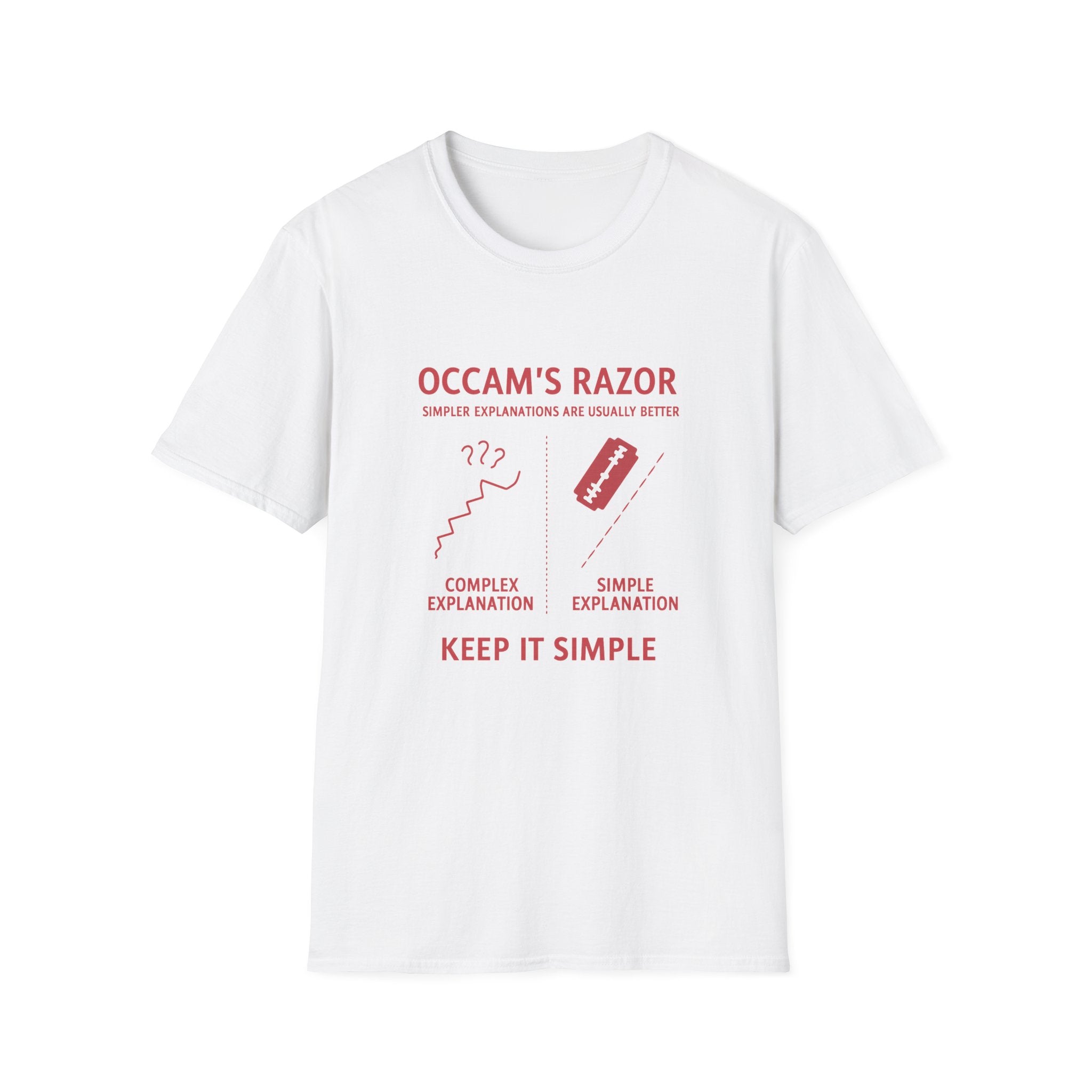 Occam's Razor Unisex Softstyle T-Shirt