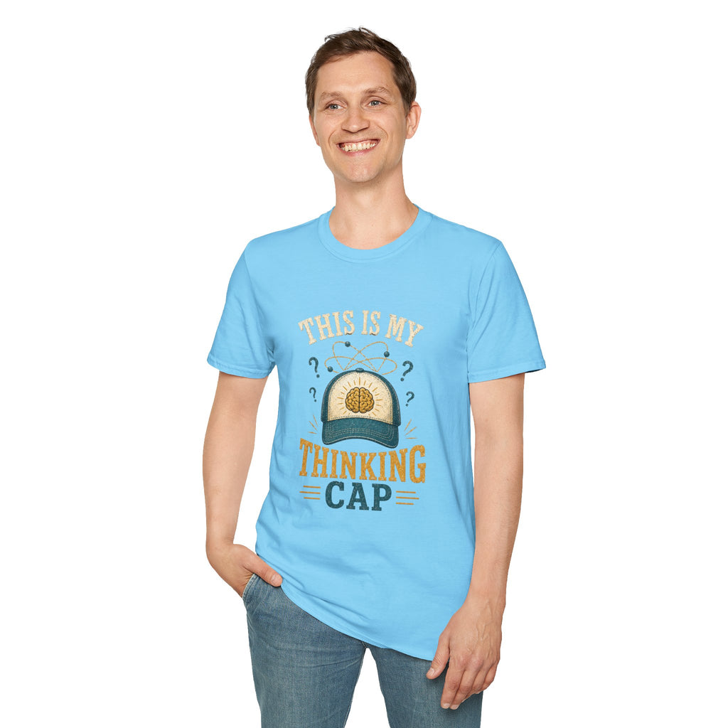 Thinking Cap T-Shirt — “This Is My Thinking Cap” Graphic Tee