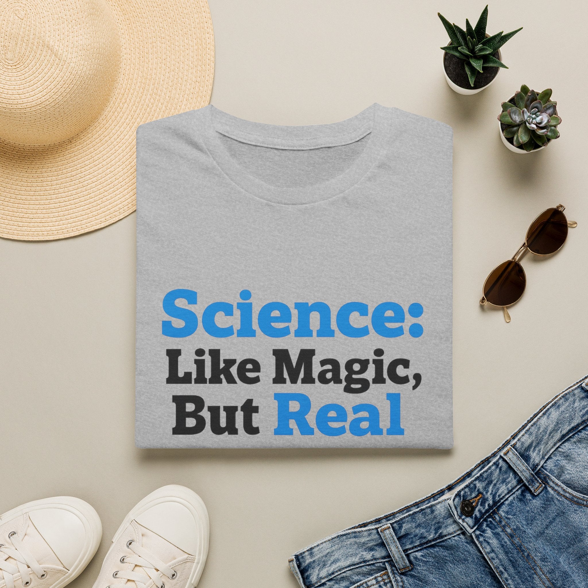 Science T-Shirt — “Science: Like Magic, But Real” Graphic Tee