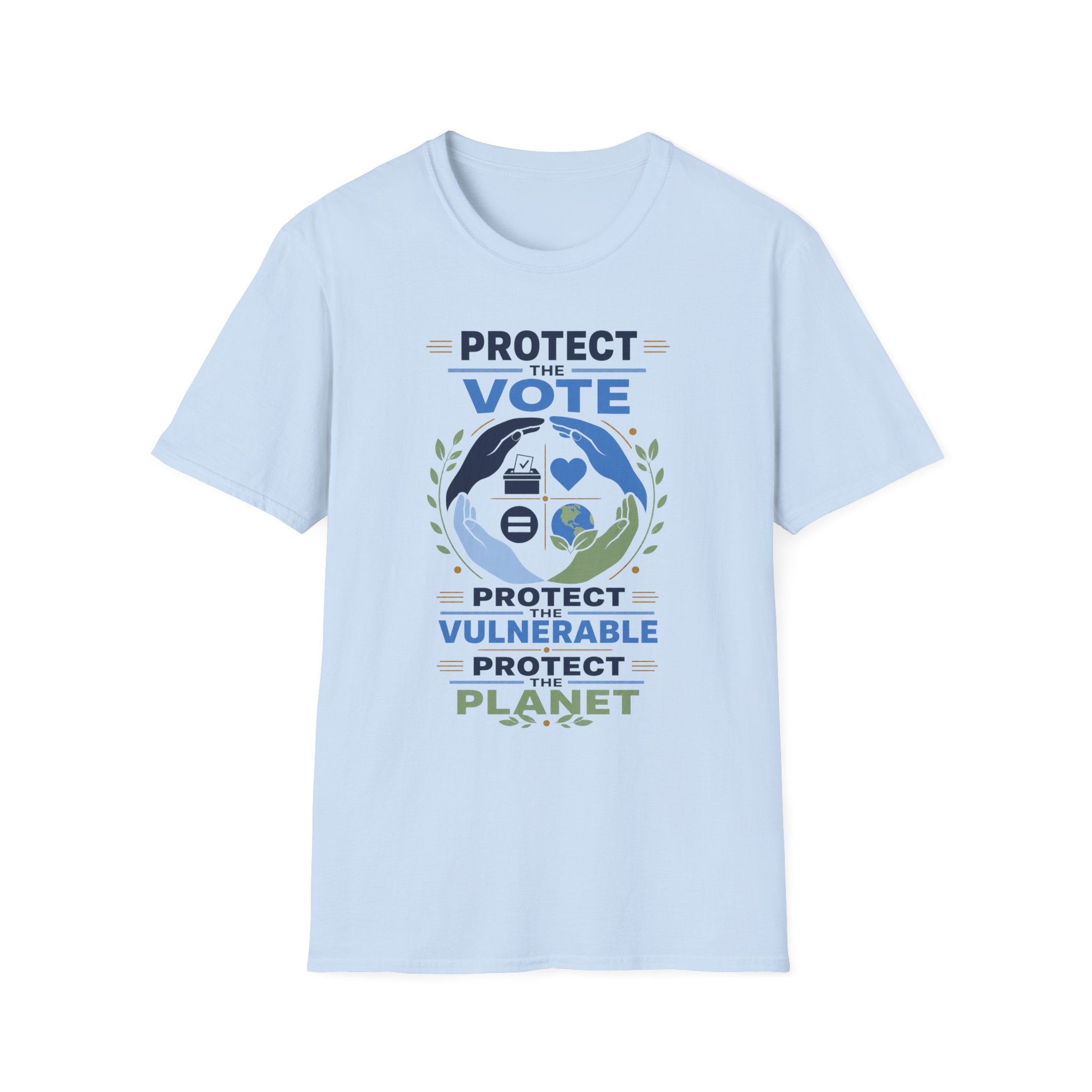 Protect the Vote T-Shirt — Voter Rights & Planet Protection Tee