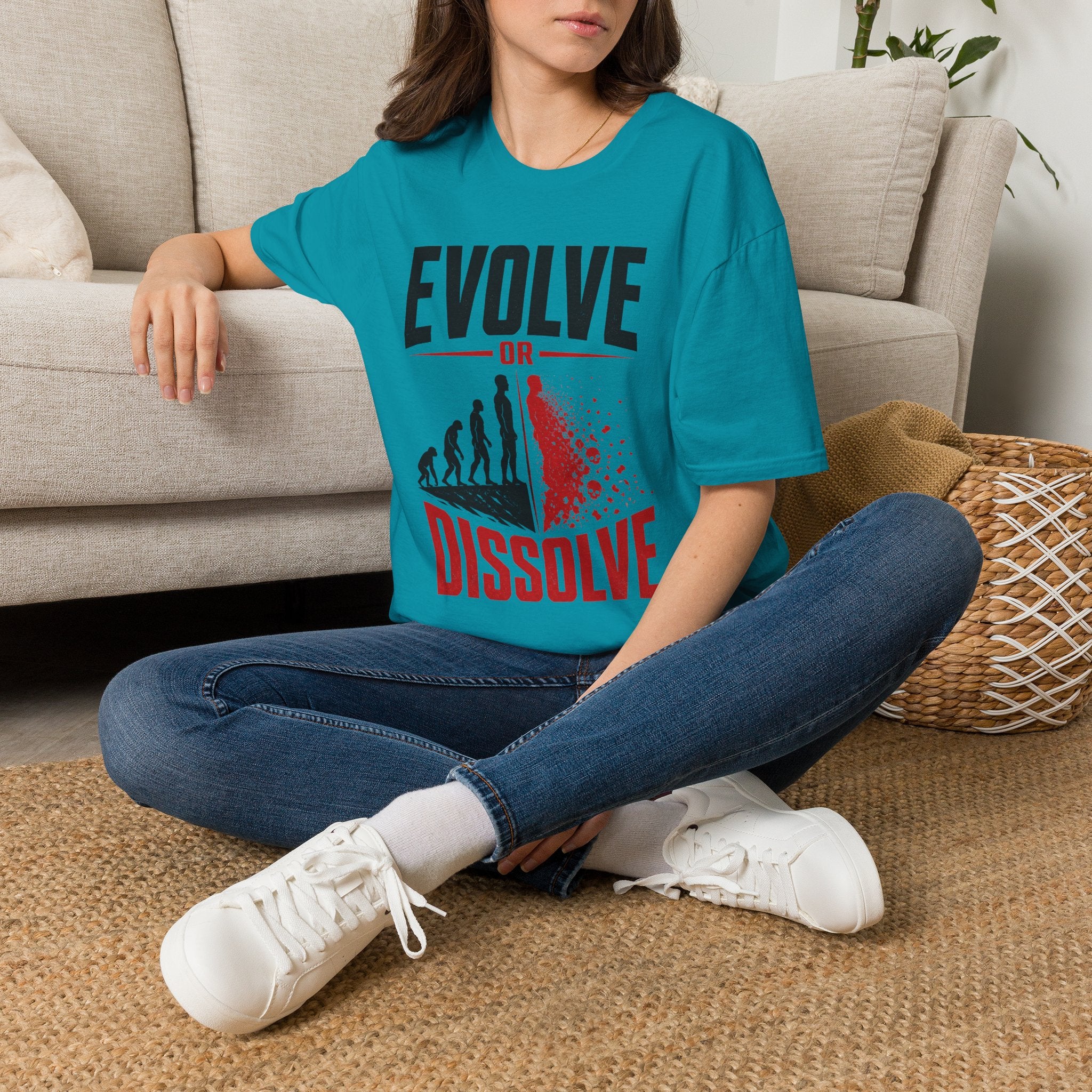Evolve or Dissolve T-Shirt — Evolution Graphic Tee