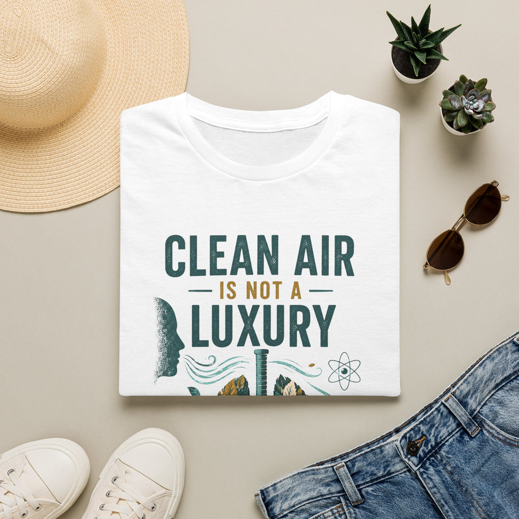 Clean Air Is Not a Luxury T-Shirt — Environmental Advocacy Tee