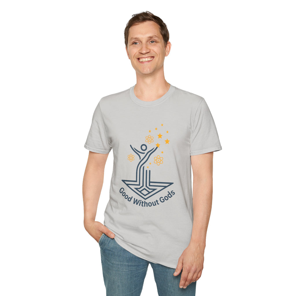 Good Without Gods T-Shirt — Humanist Atheist Inspirational Tee