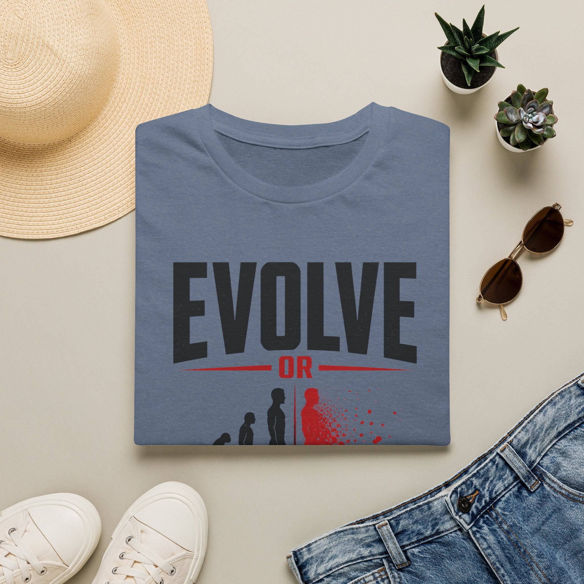 Evolve or Dissolve T-Shirt — Evolution Graphic Tee