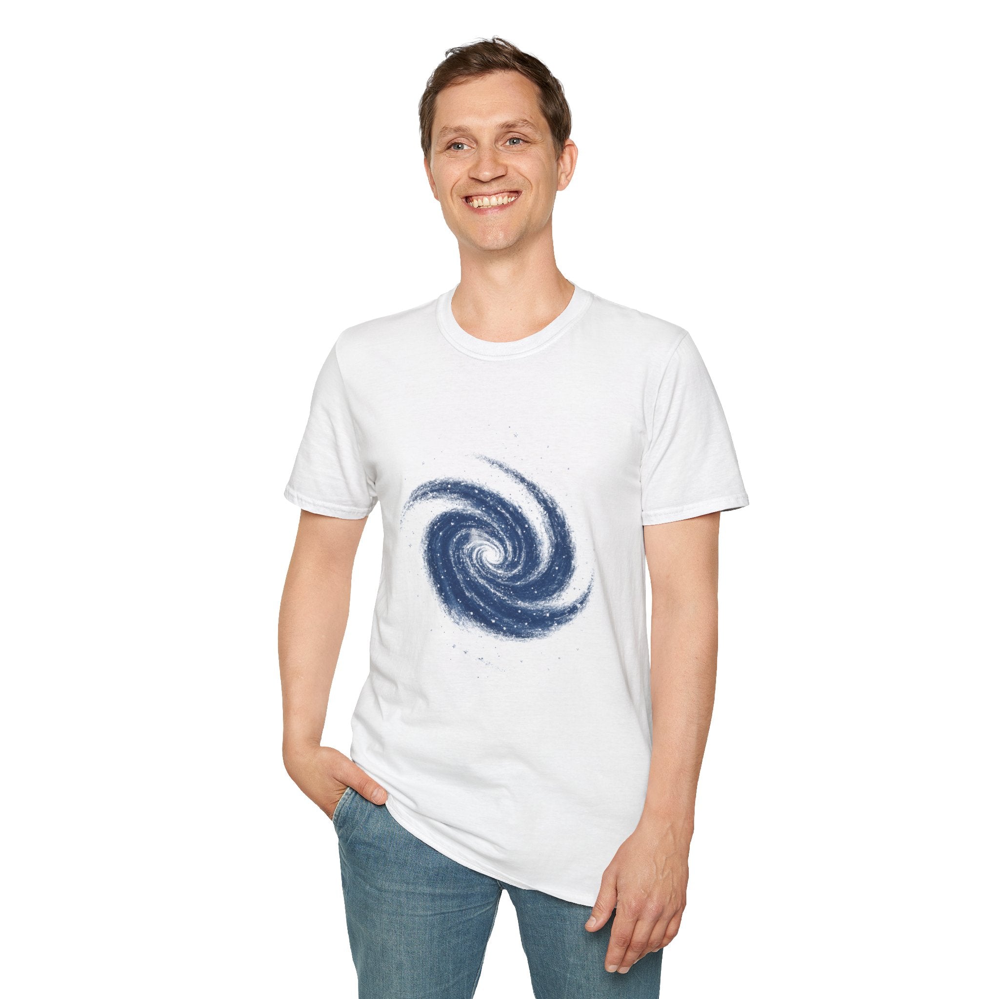 Galaxy Swirl T-Shirt — Cosmic Spiral Tee