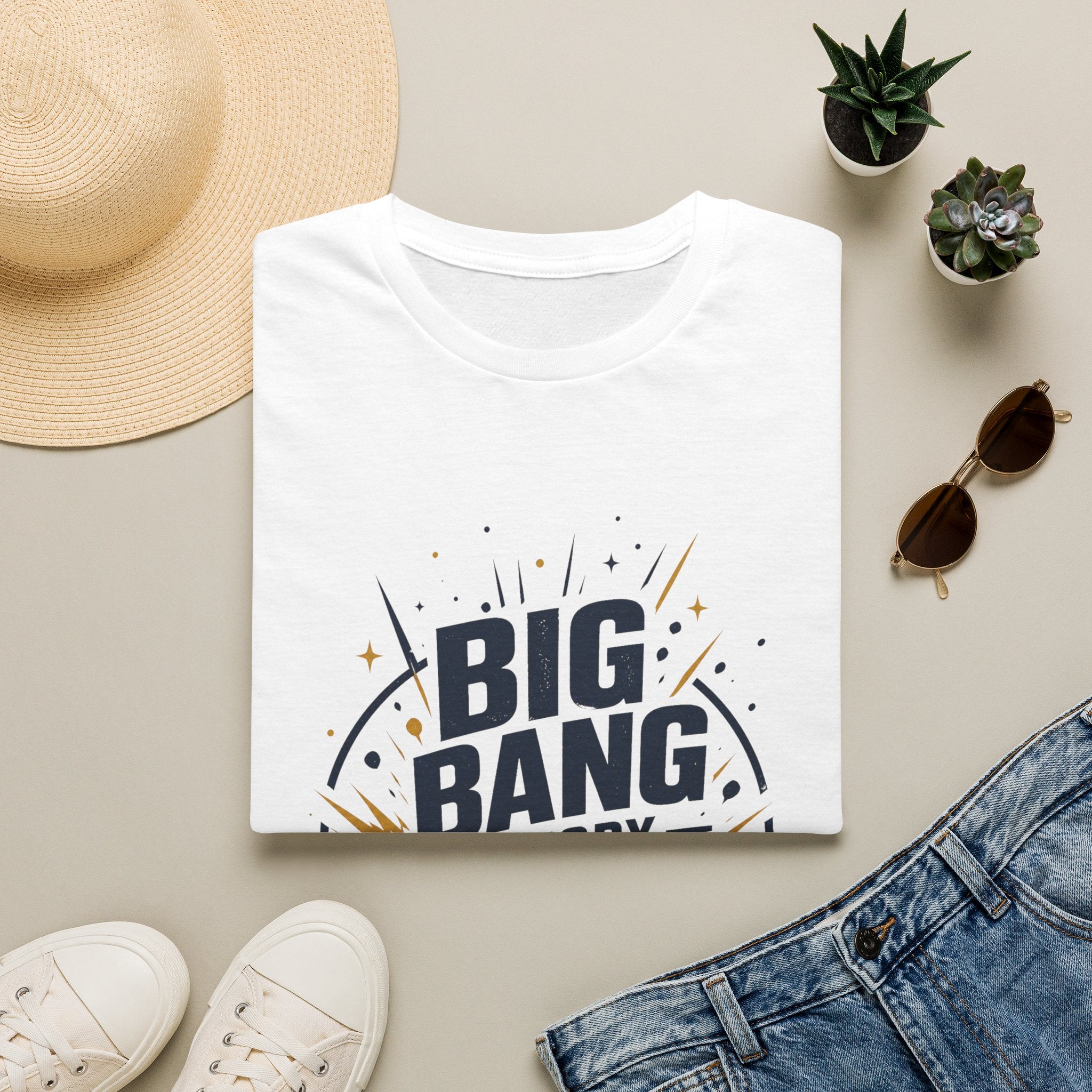 Big Bang Theory Explosion T-Shirt — Science Nerd Graphic Tee