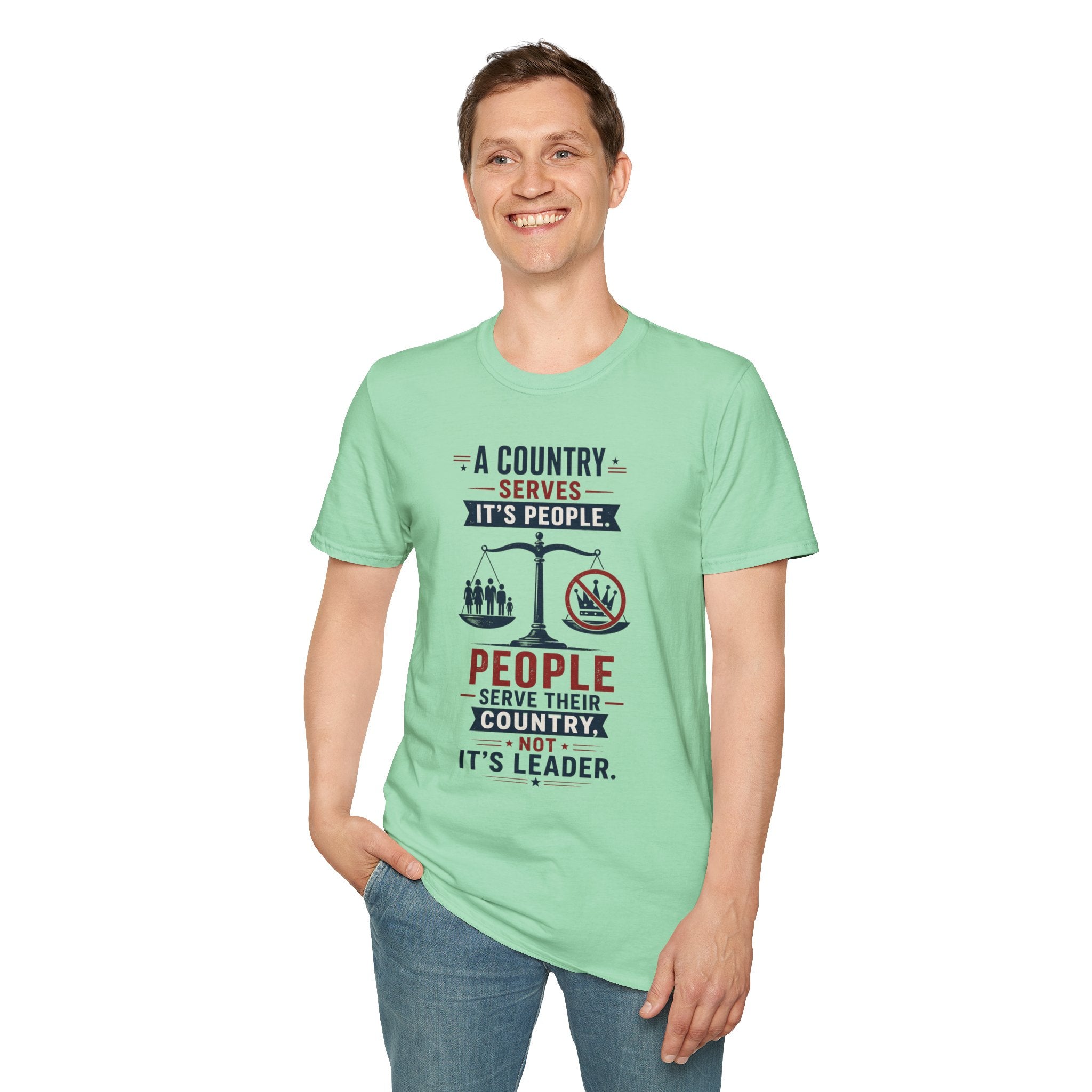 “A Country Serves Its People” Patriotic Liberty Tee
