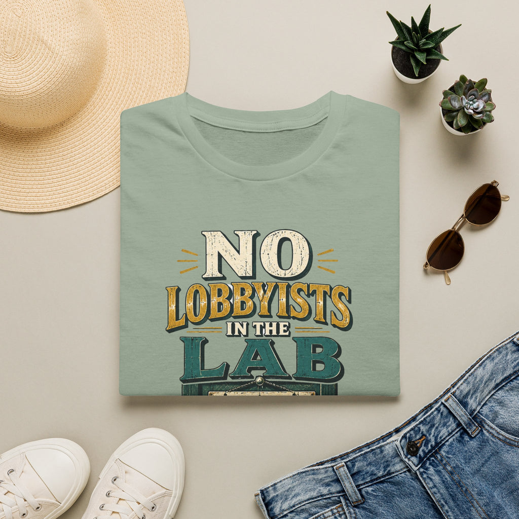 "No Lobbyists in the Lab" Vintage Science Tee