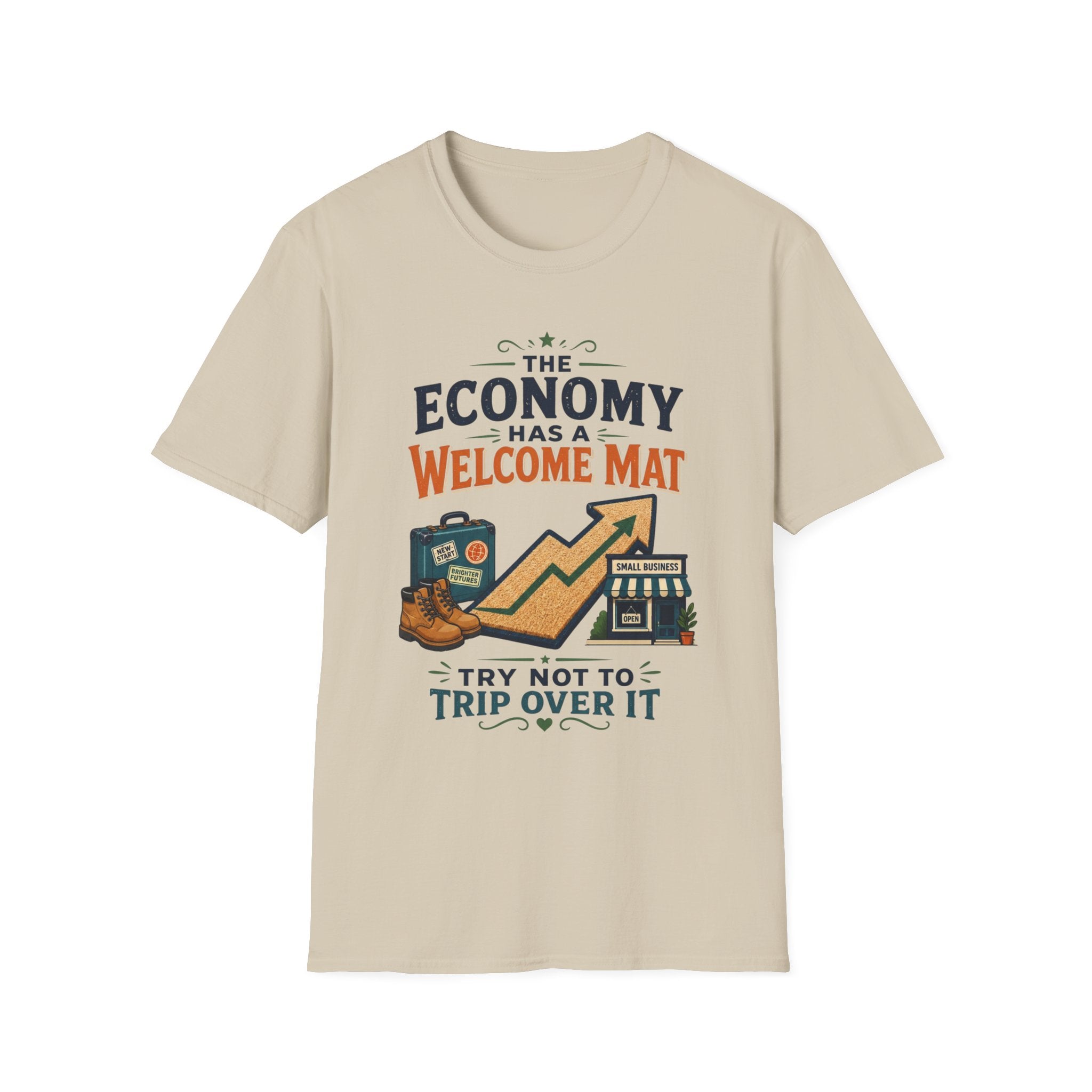 "The Economy Has a Welcome Mat" Graphic Tee