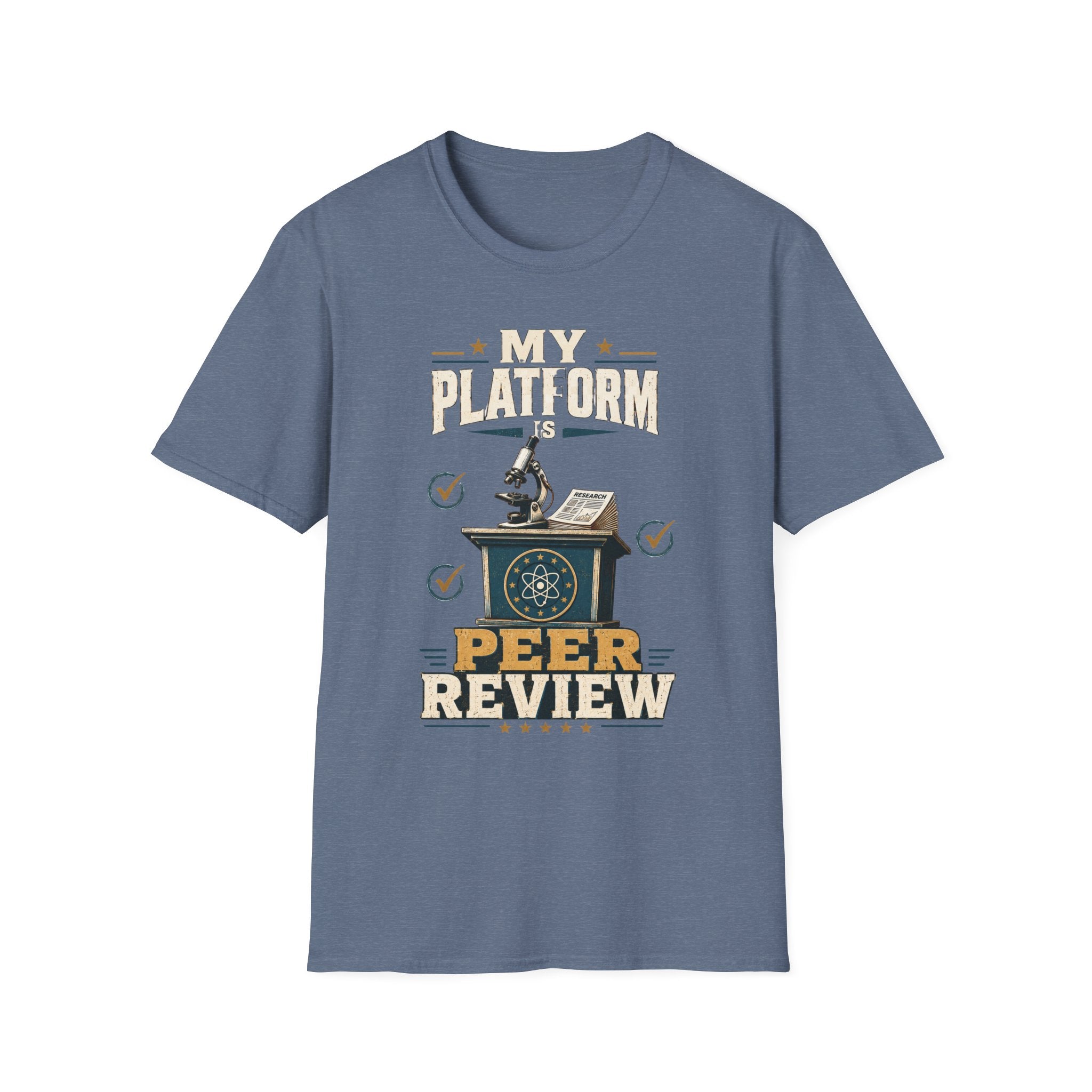 Peer Review T-Shirt — "My Platform is Peer Review" Science Tee