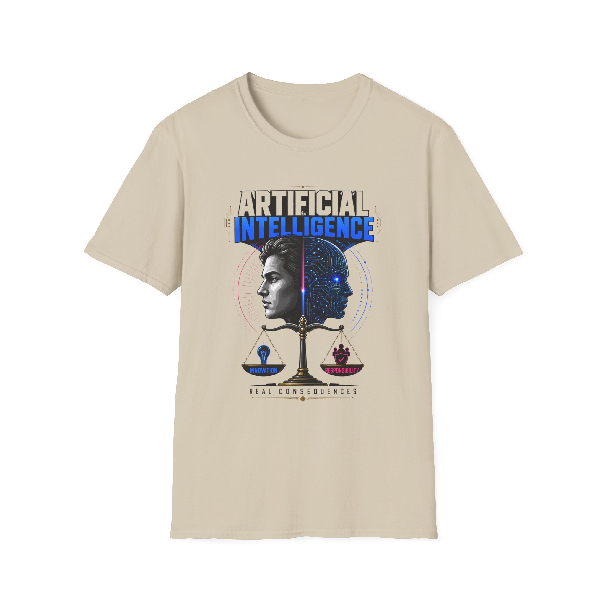 Artificial Intelligence T-Shirt — Futuristic Tech Graphic Tee