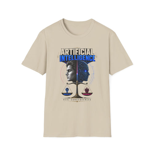 Artificial Intelligence T-Shirt — Futuristic Tech Graphic Tee