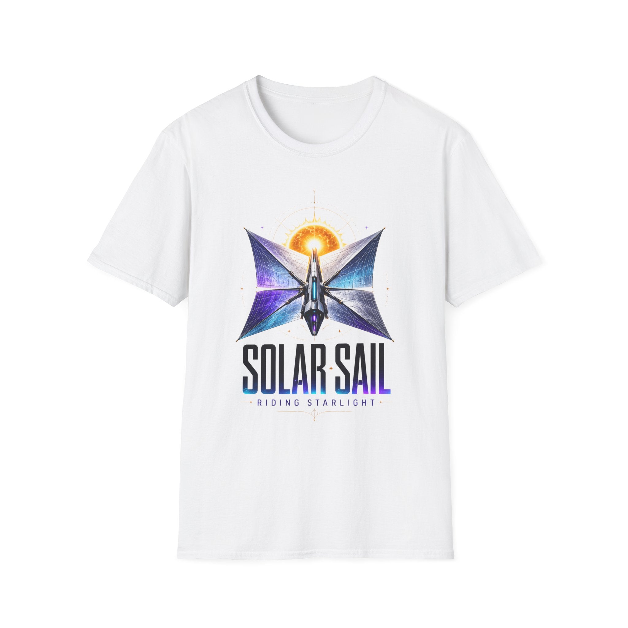 Solar Sail T‑Shirt — Spacecraft Butterfly Graphic ("Solar Sail")
