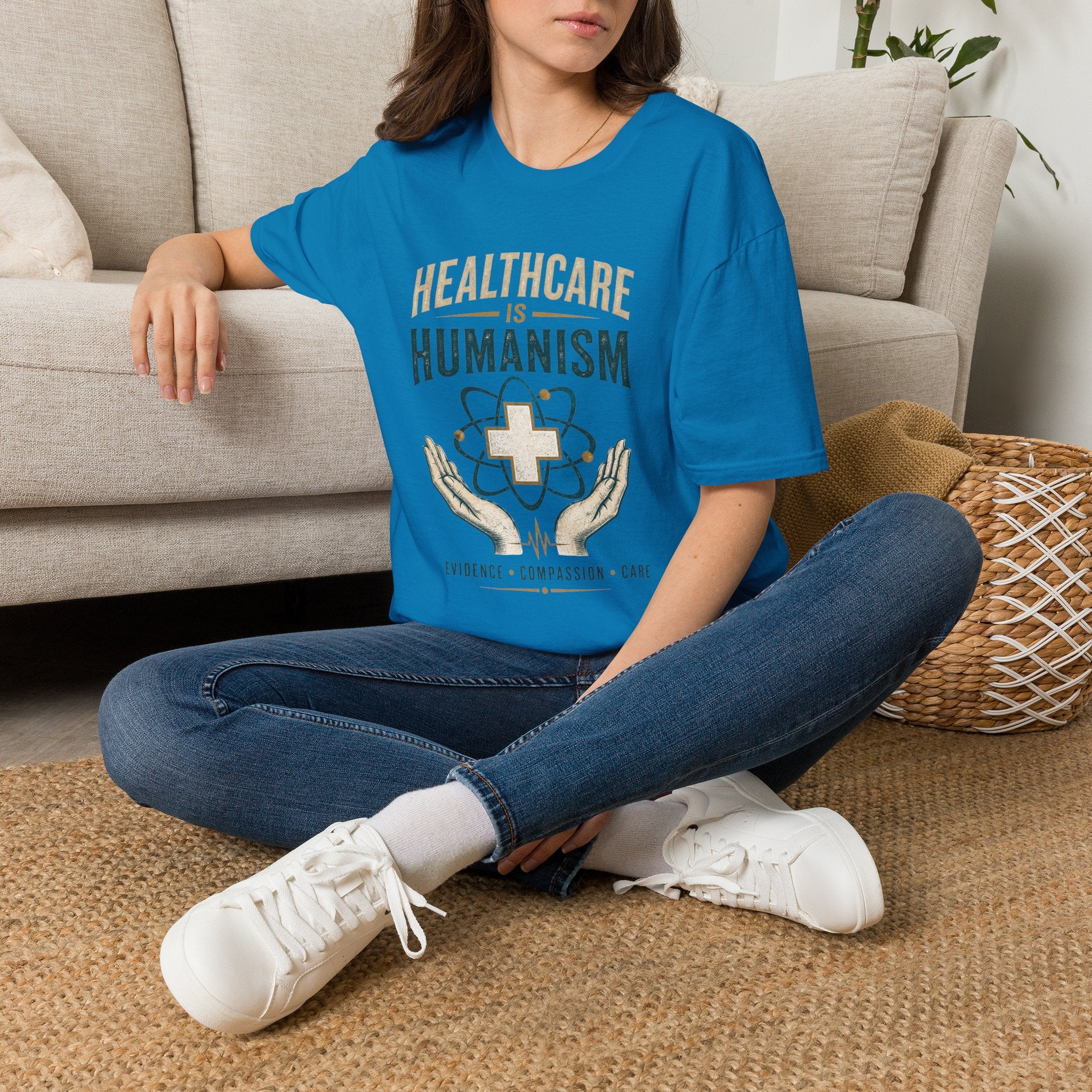 Healthcare Is Humanism T-Shirt — Nursing & Medical Pride Tee