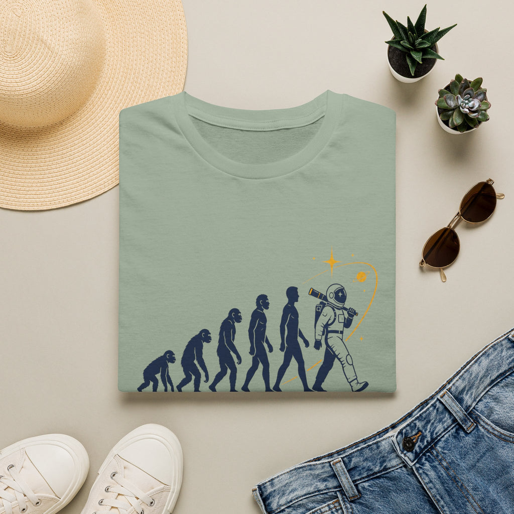 Evolution to Astronaut T-Shirt — Funny Space Exploration Tee
