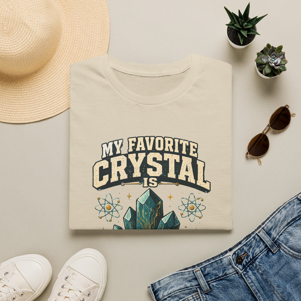 My Favorite Crystal Is Silicon T-Shirt — Science Geek Crystal Tee