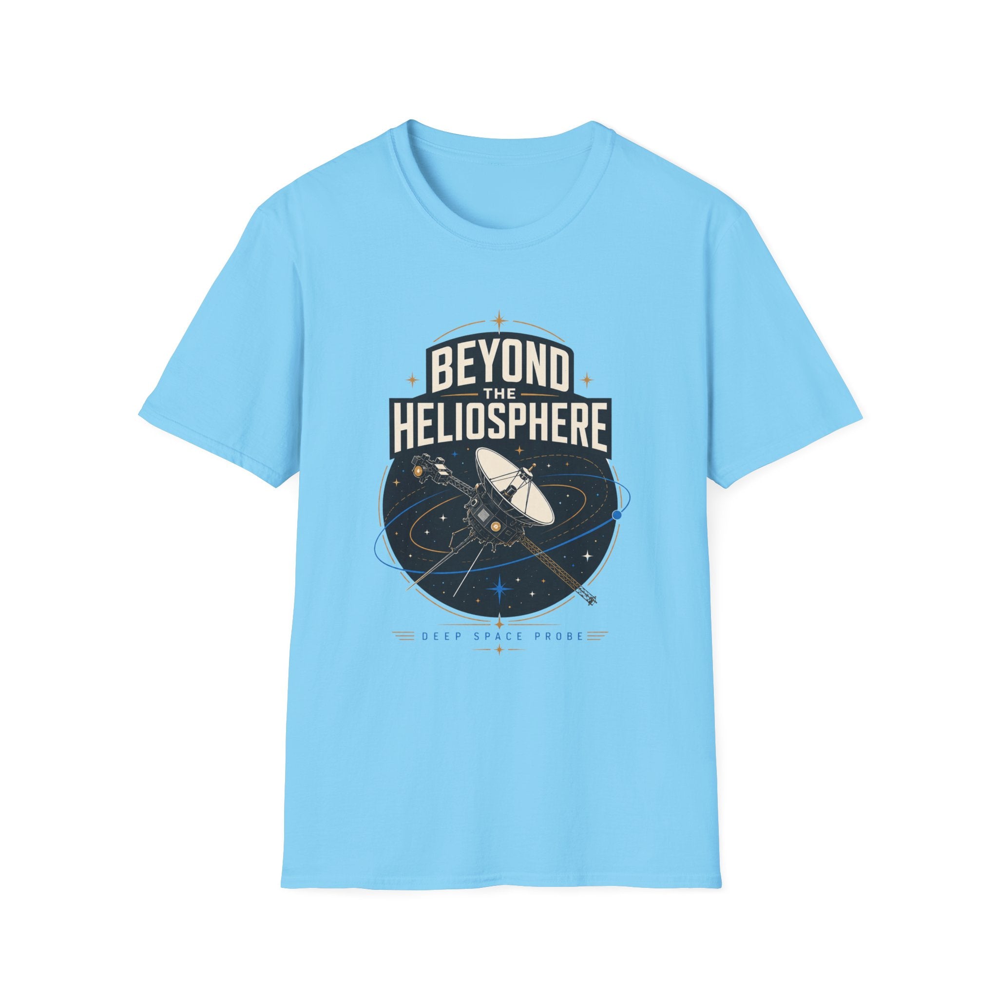 Beyond the Heliosphere T-Shirt — Space Exploration Graphic Tee