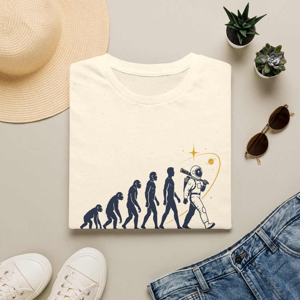 Evolution to Astronaut T-Shirt — Funny Space Exploration Tee