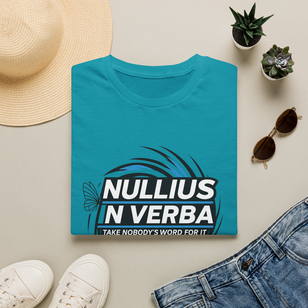 "Nullius in Verba" Latin Motto Tee (I Take Nobody’s Word For It)