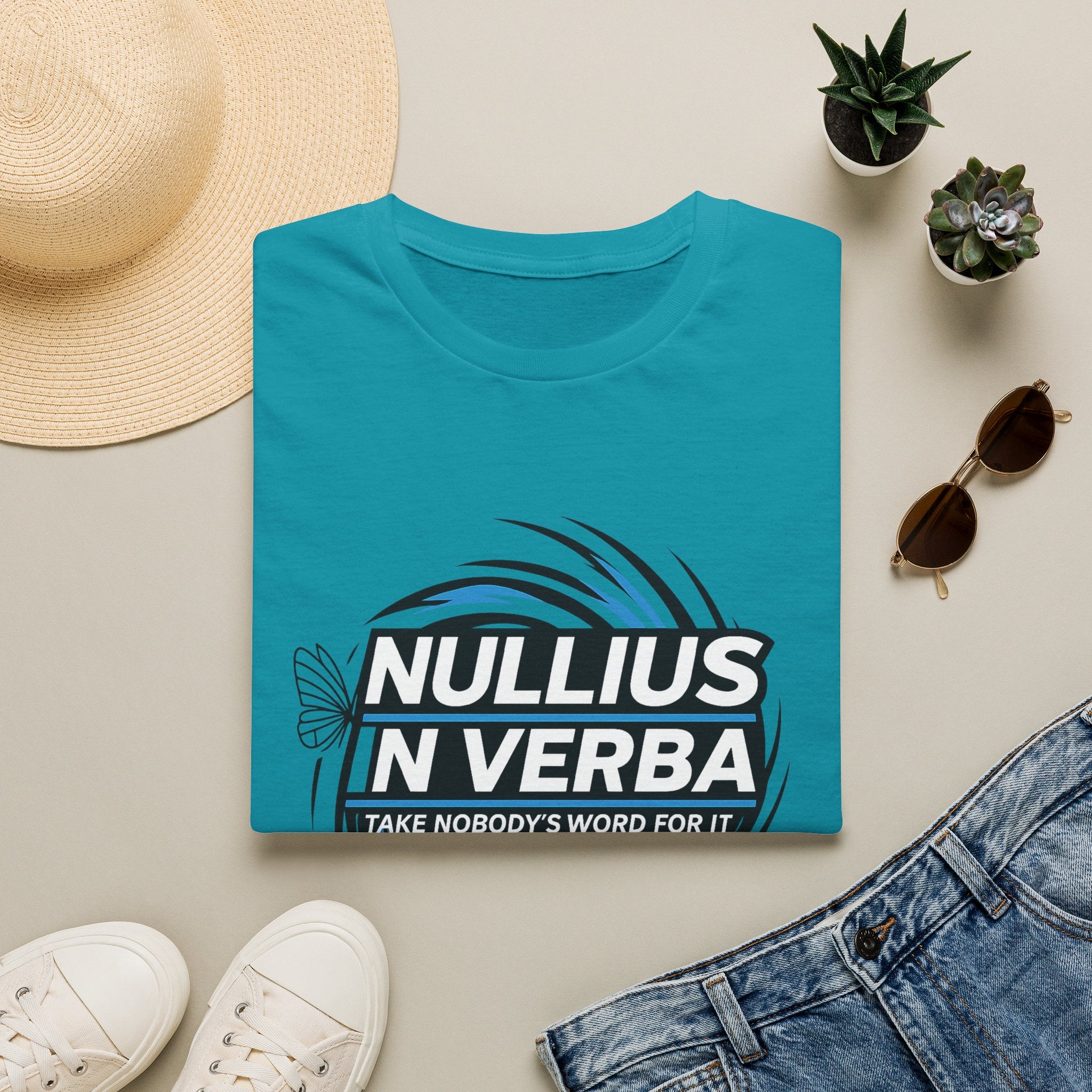 "Nullius in Verba" Latin Motto Tee (I Take Nobody’s Word For It)