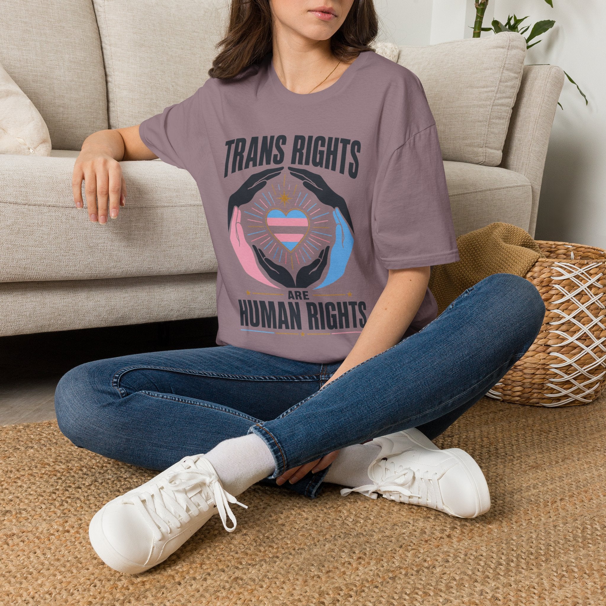 Trans Rights T-Shirt — "Trans Rights Are Human Rights" Pride Tee