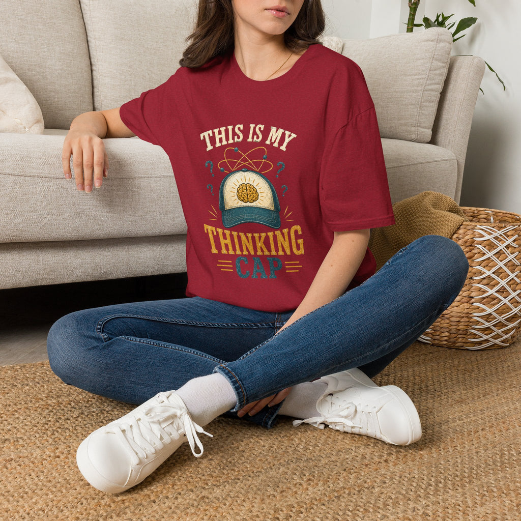 Thinking Cap T-Shirt — “This Is My Thinking Cap” Graphic Tee