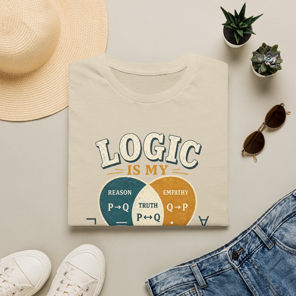 Logic Is My Love Language T-Shirt — Venn Diagram Math Humor Tee