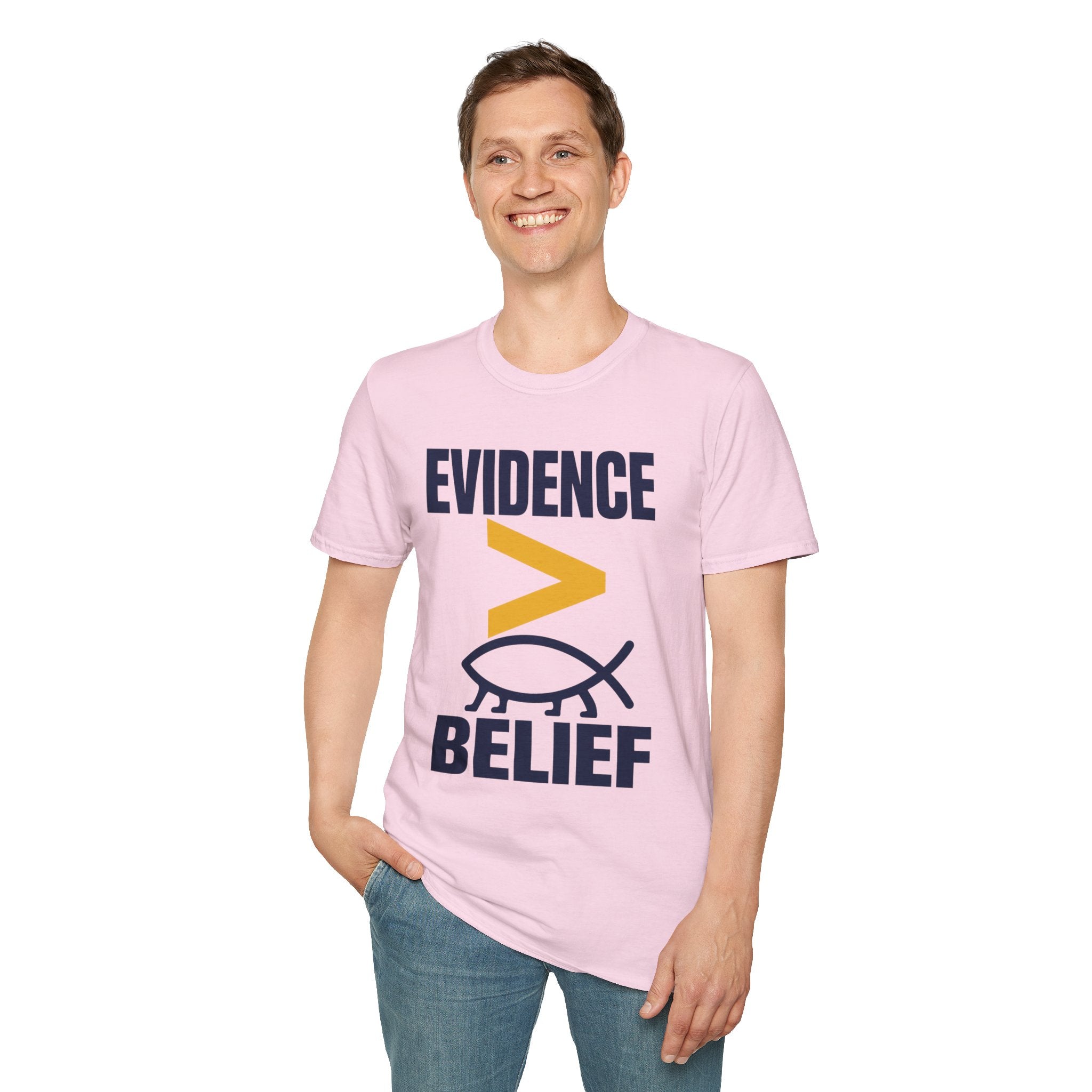 Evidence greater than belief T-Shirt
