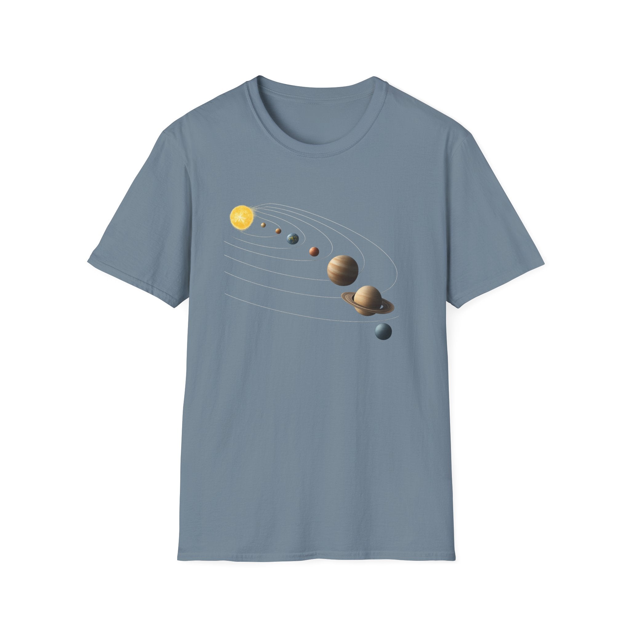 Solar System image Unisex Softstyle T-Shirt