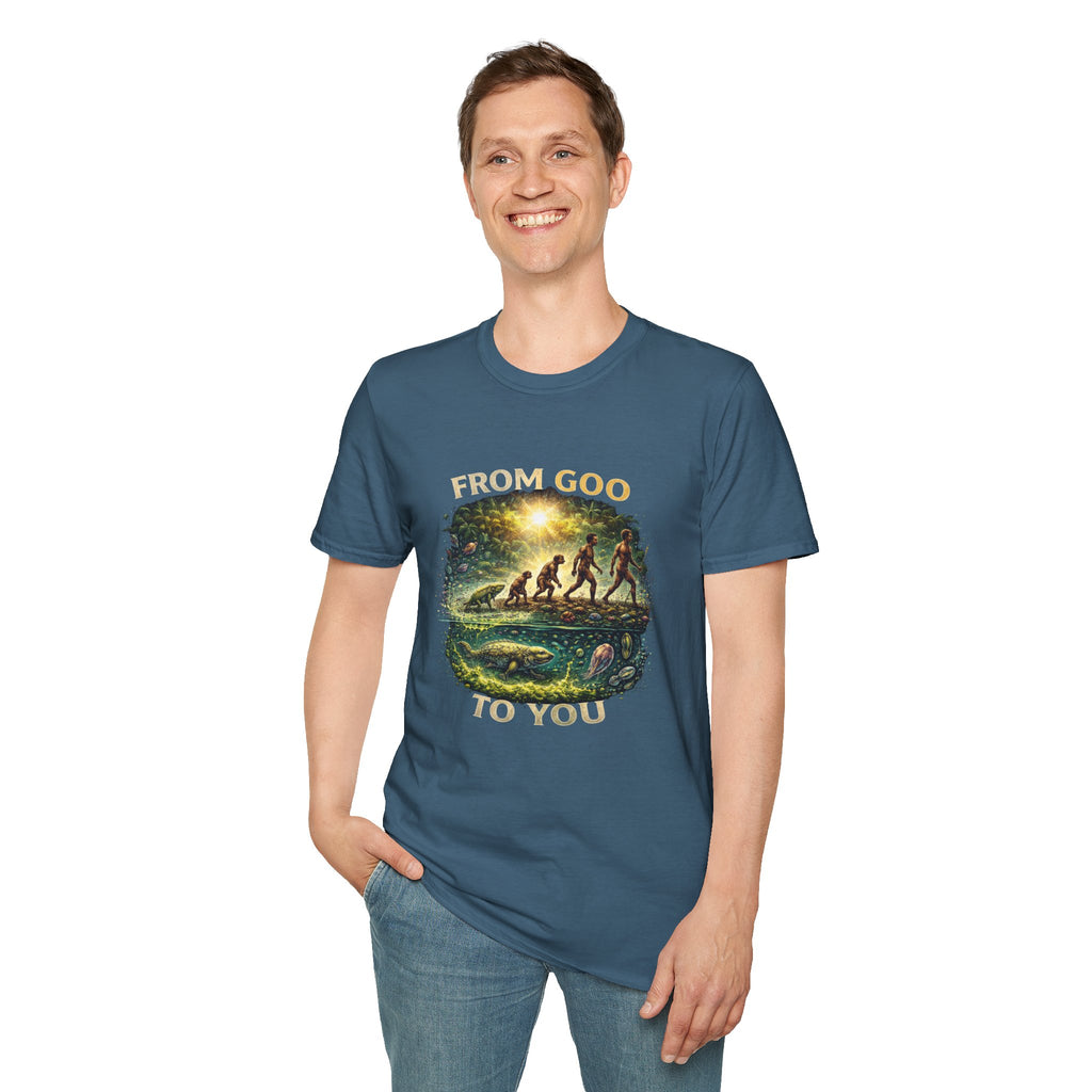 From Goo To You T-Shirt — Evolution Humor Graphic Tee