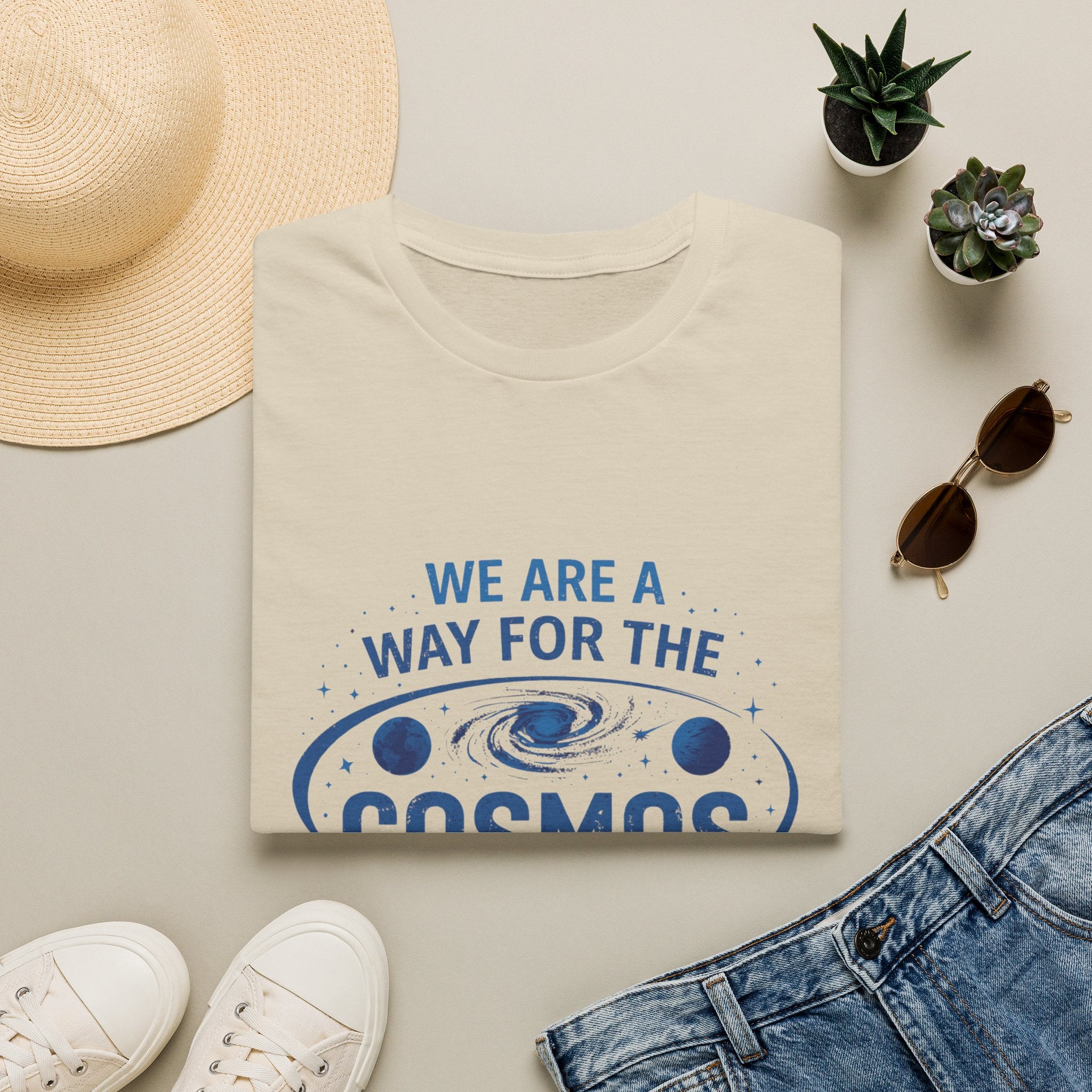Cosmos T-Shirt — "We Are a Way for the Cosmos to Know Itself" Astronautic Graphic Tee