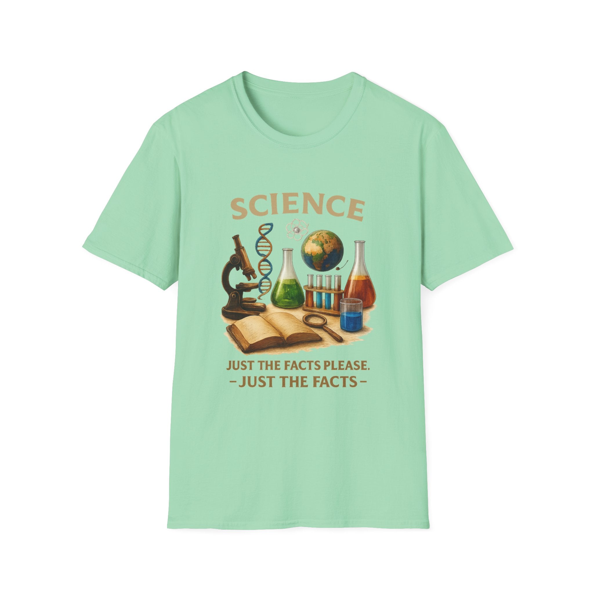 Science Just the Facts Unisex Softstyle T-Shirt