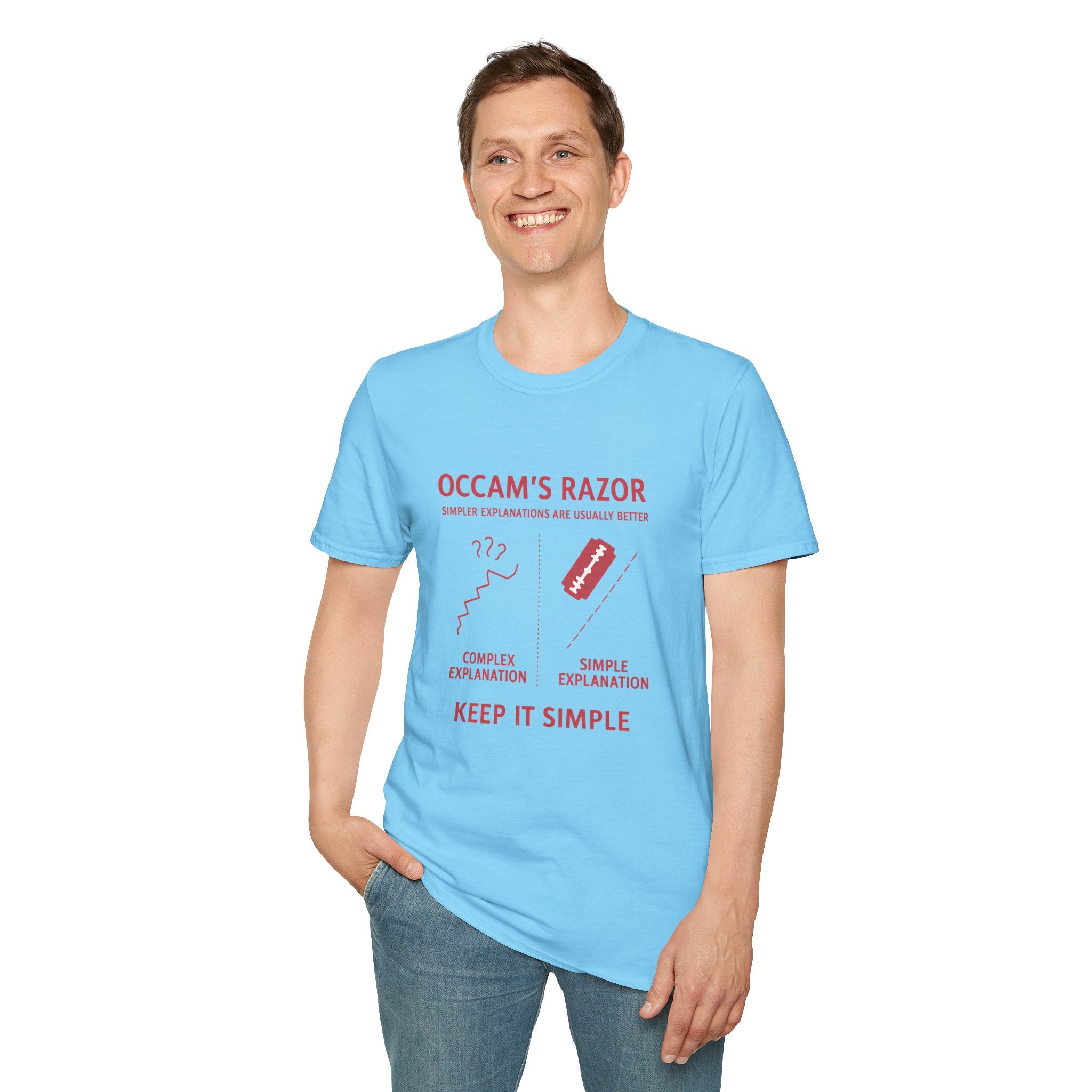 Occam's Razor T-Shirt — Keep It Simple Philosophy Tee