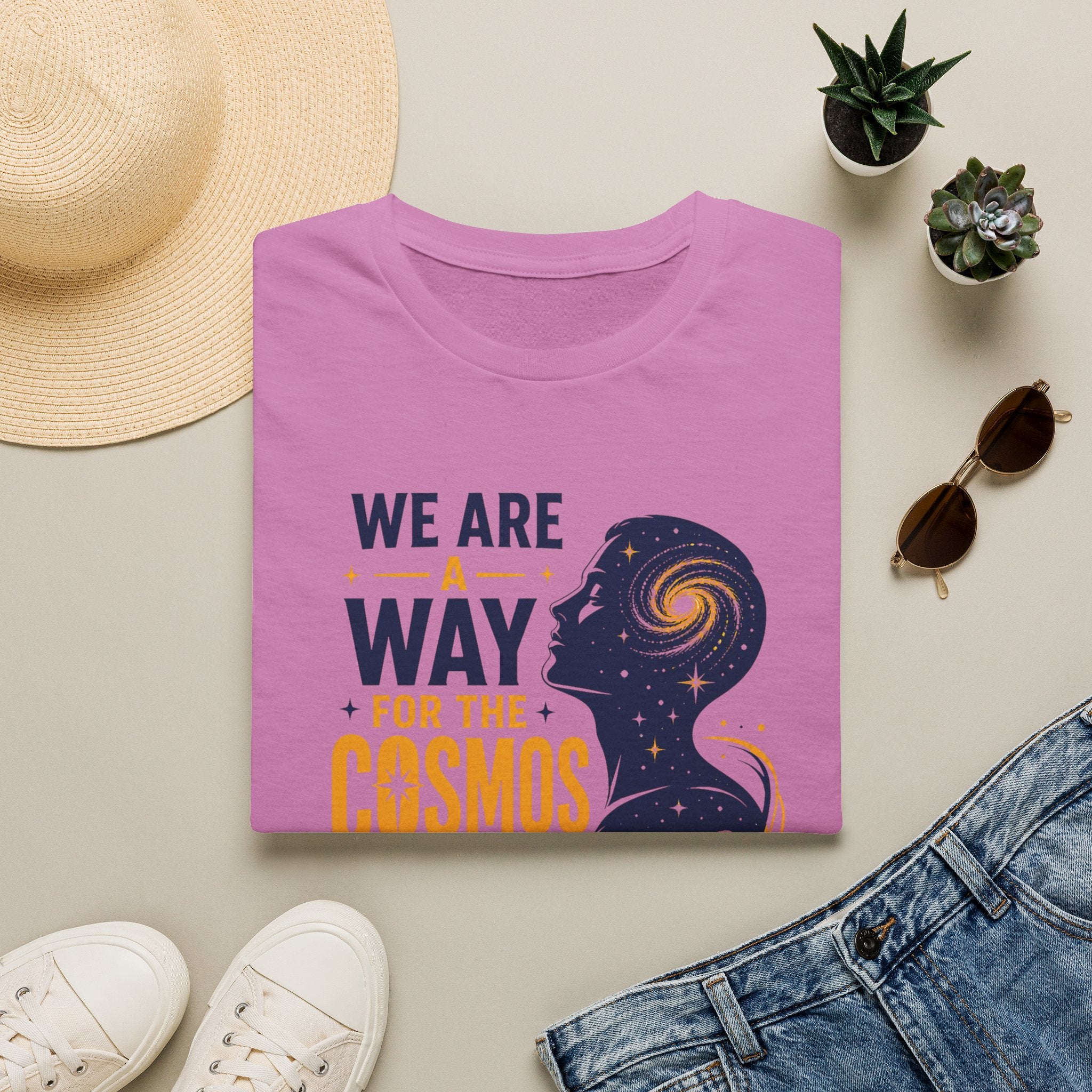 Cosmos Quote T-Shirt — "We Are A Way For The Cosmos To Know Itself"