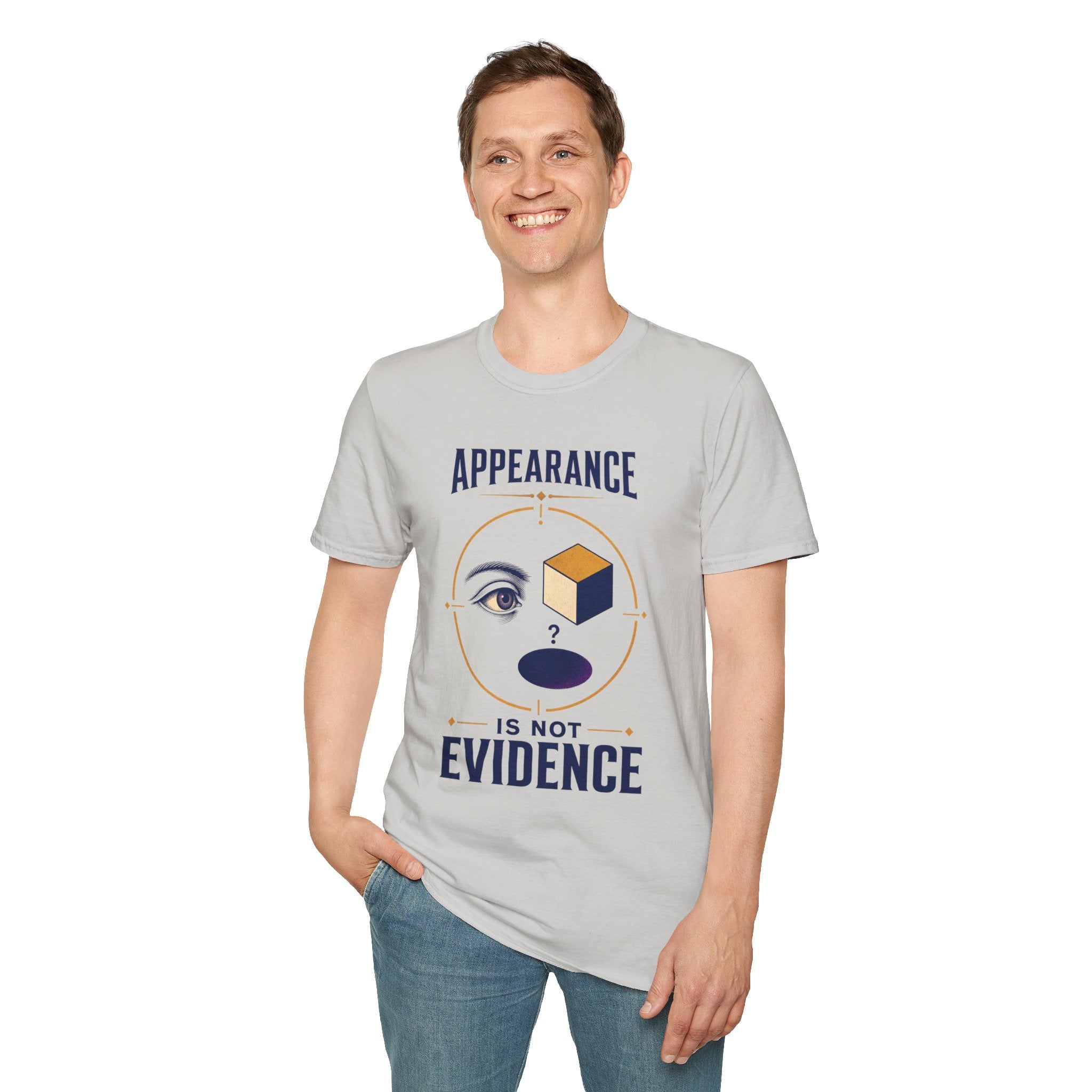 "Appearance Is Not Evidence" Graphic Tee