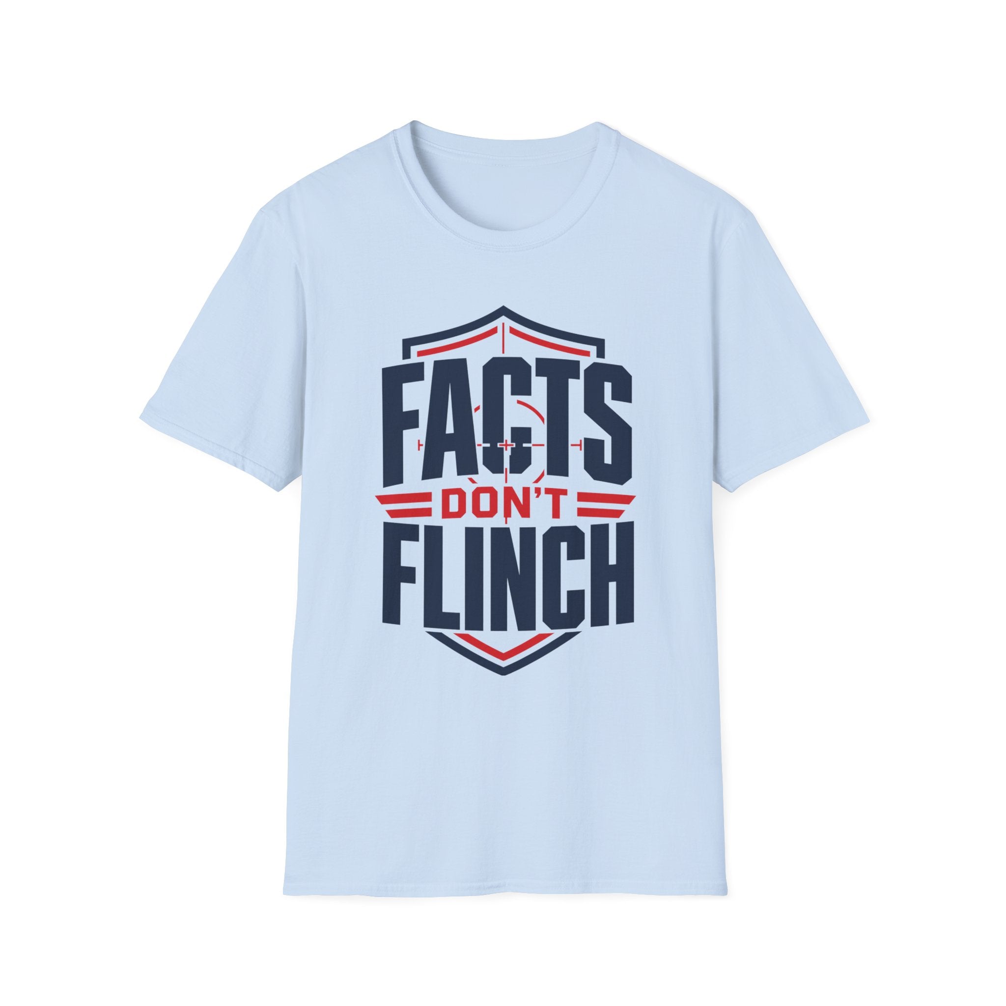 Facts Don't Flinch Unisex Softstyle T-Shirt