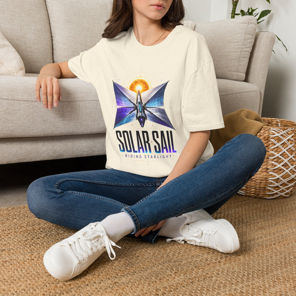 Solar Sail T‑Shirt — Spacecraft Butterfly Graphic ("Solar Sail")