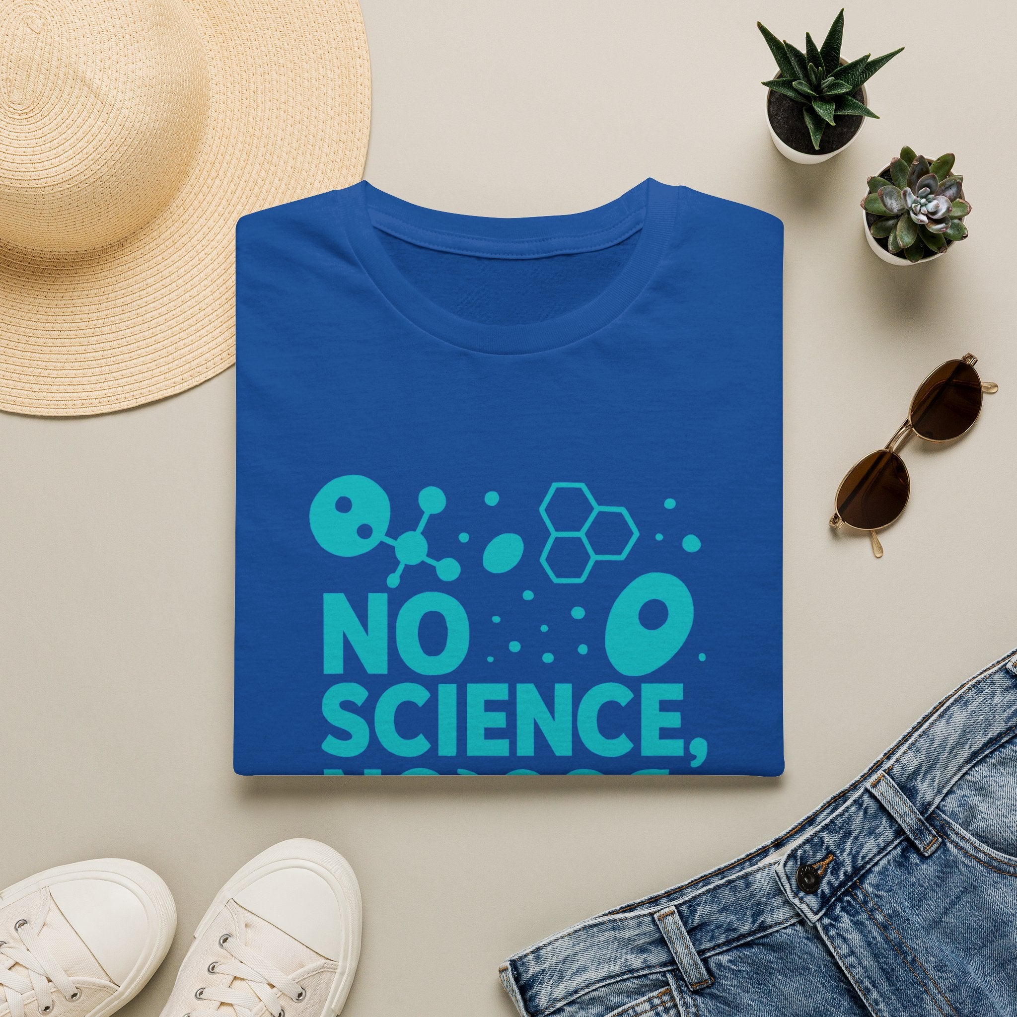 Science Lover T‑Shirt — "No Science, No Future" Graphic Tee