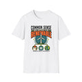 Renewable Energy T-Shirt — "Common Sense Was Supposed to Be Renewable" Eco Graphic Tee